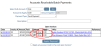 Accounts Receivable Batch Payments screen with Open Invoices Balance and Apply section highlighted